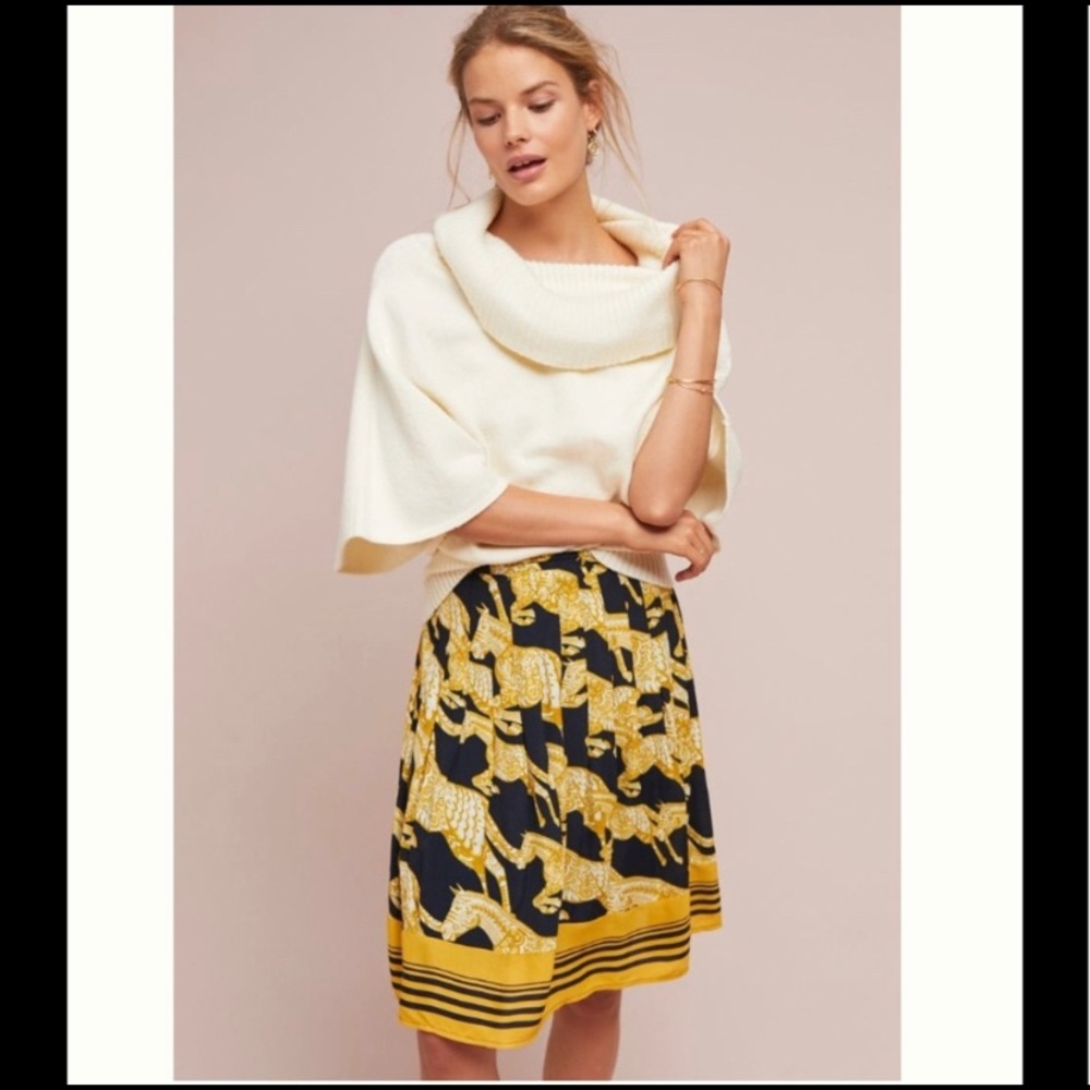 Jade A line skirt